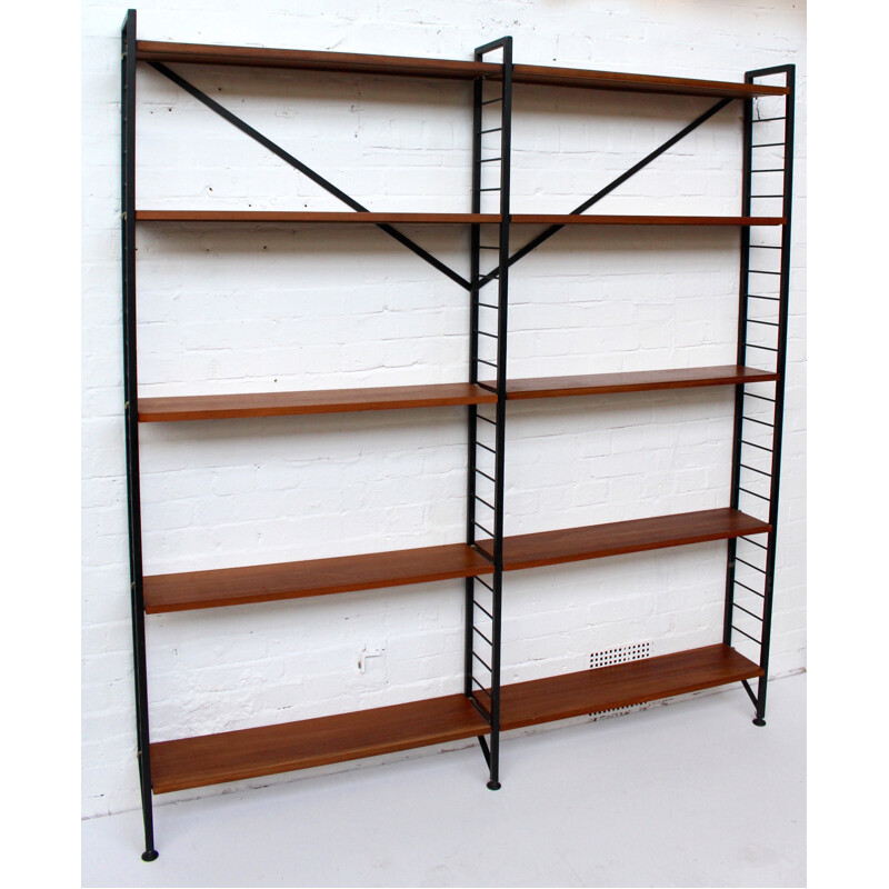 Mid-century "Ladderax" shelving system by Robert Heal for Staples - 1960s