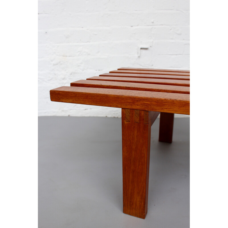 Mid-century bench in teak - 1960s