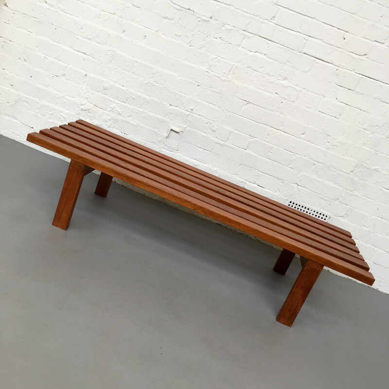 Mid-century bench in teak - 1960s