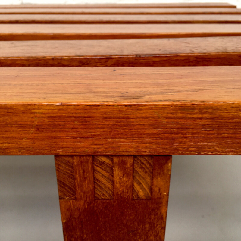 Mid-century bench in teak - 1960s