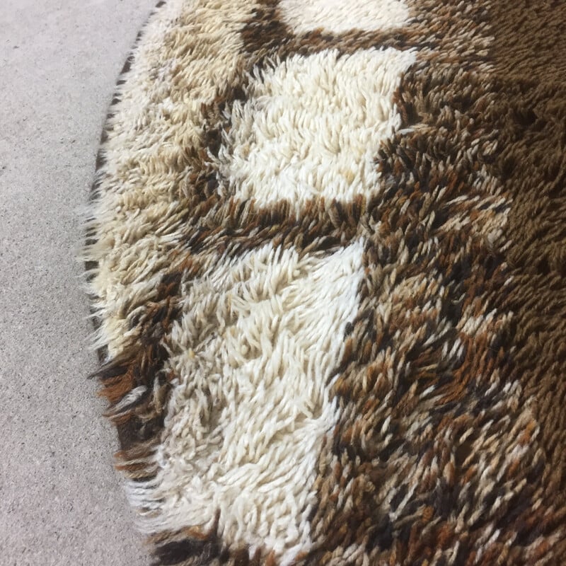 Mid-century high pile RYA rug for Desso - 1970s