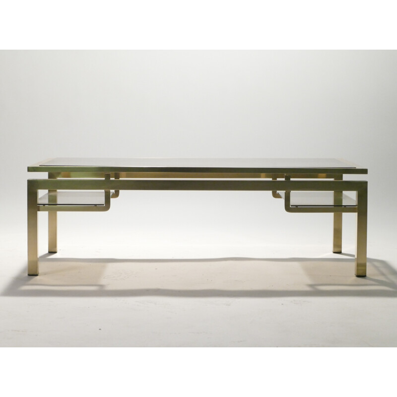 Table basse d'inspiration orientale de Guy Lefevre pour Maison Jansen - 1970