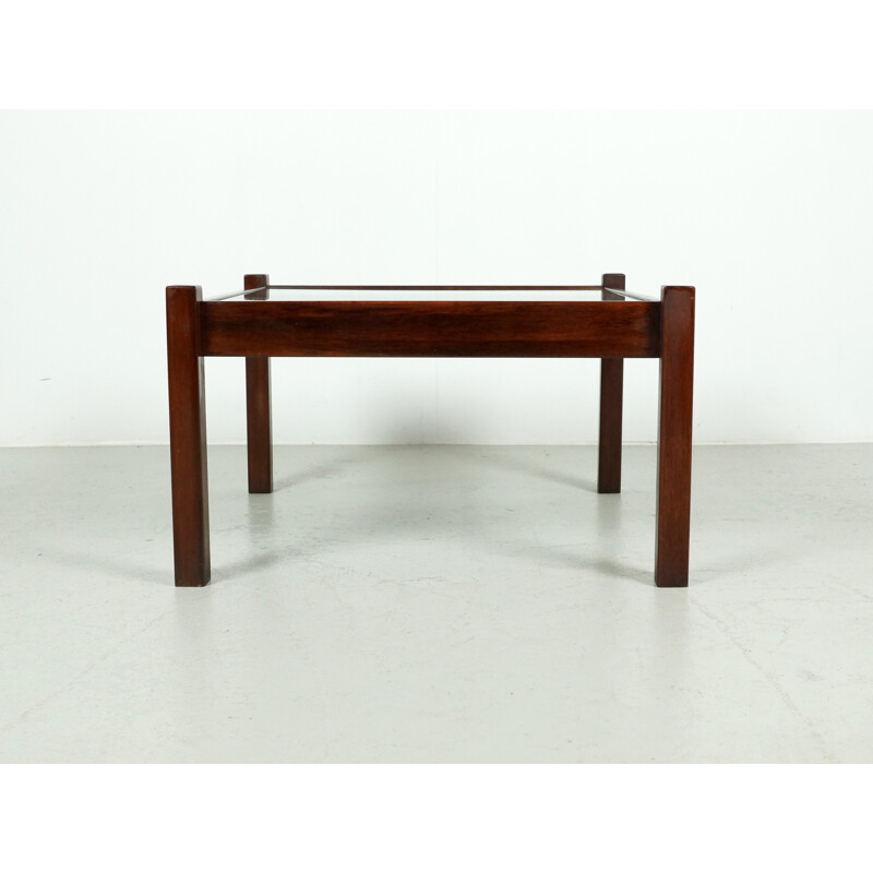 Mid-century wood coffee table by Percival Lafer - 1960s