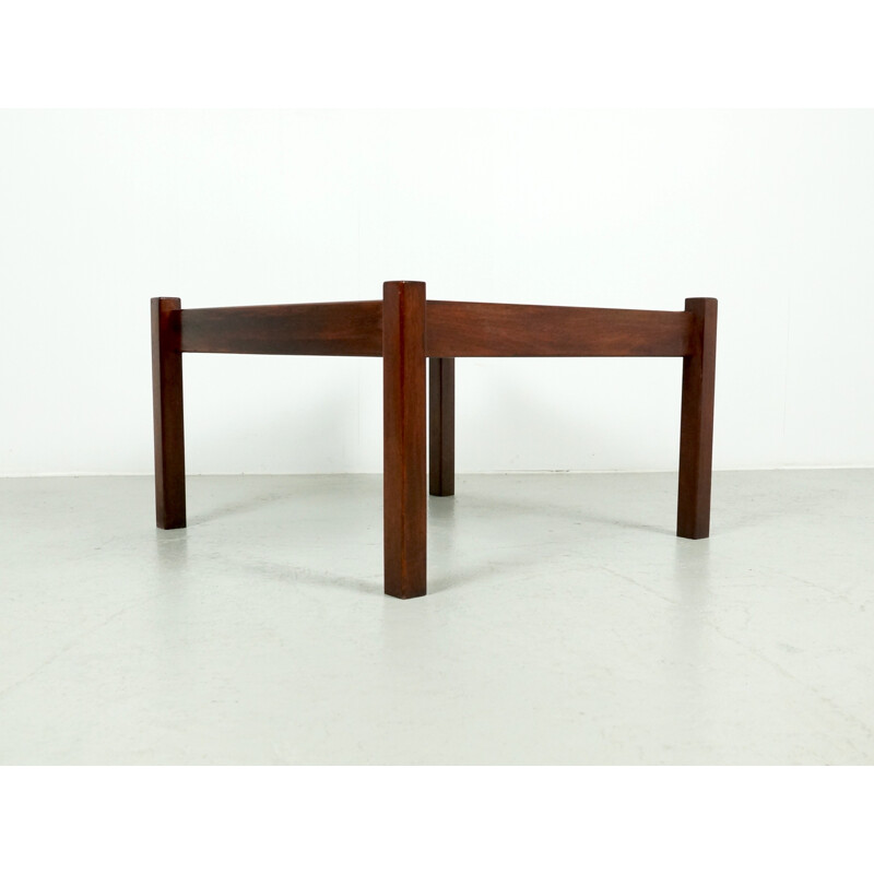 Table basse vintage en bois de Percival Lafer - 1960