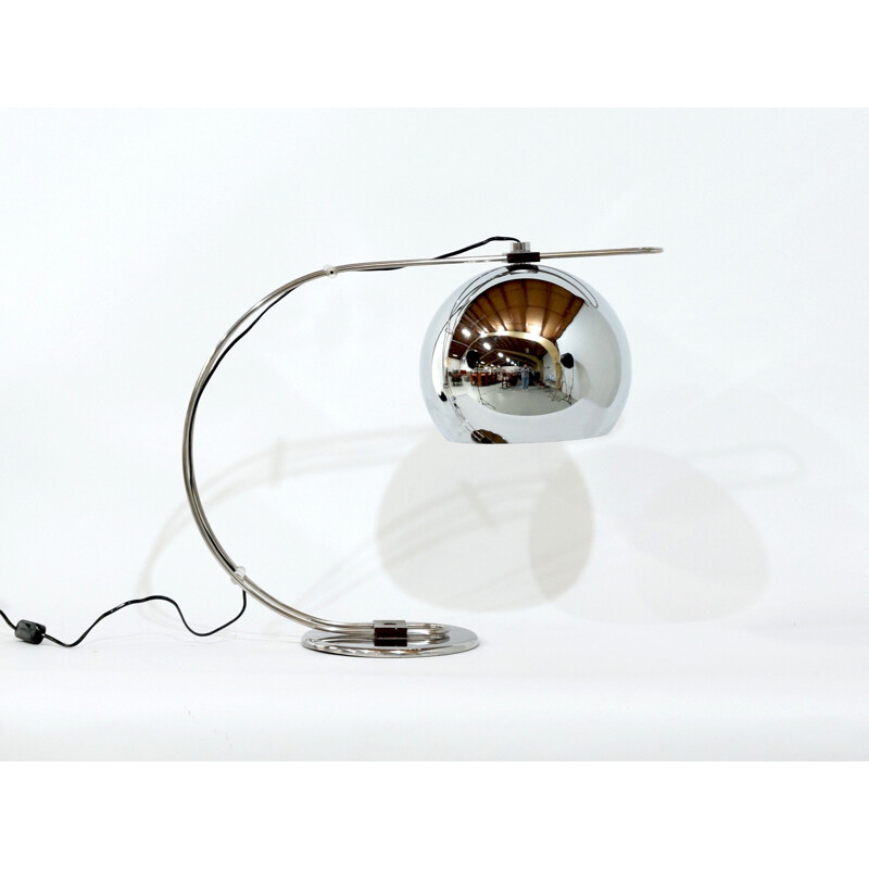 Vintage chrome desk lamp, 1970