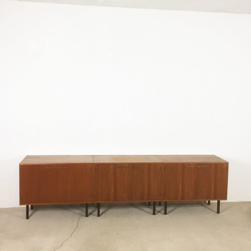 Set of 3 sideboards by Kai Kristiansen for Feldballes Mobelfabrik - 1960s