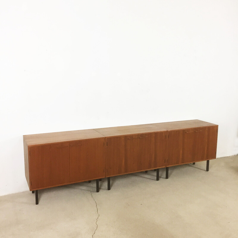 Set of 3 sideboards by Kai Kristiansen for Feldballes Mobelfabrik - 1960s
