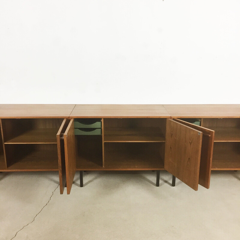 Set of 3 sideboards by Kai Kristiansen for Feldballes Mobelfabrik - 1960s