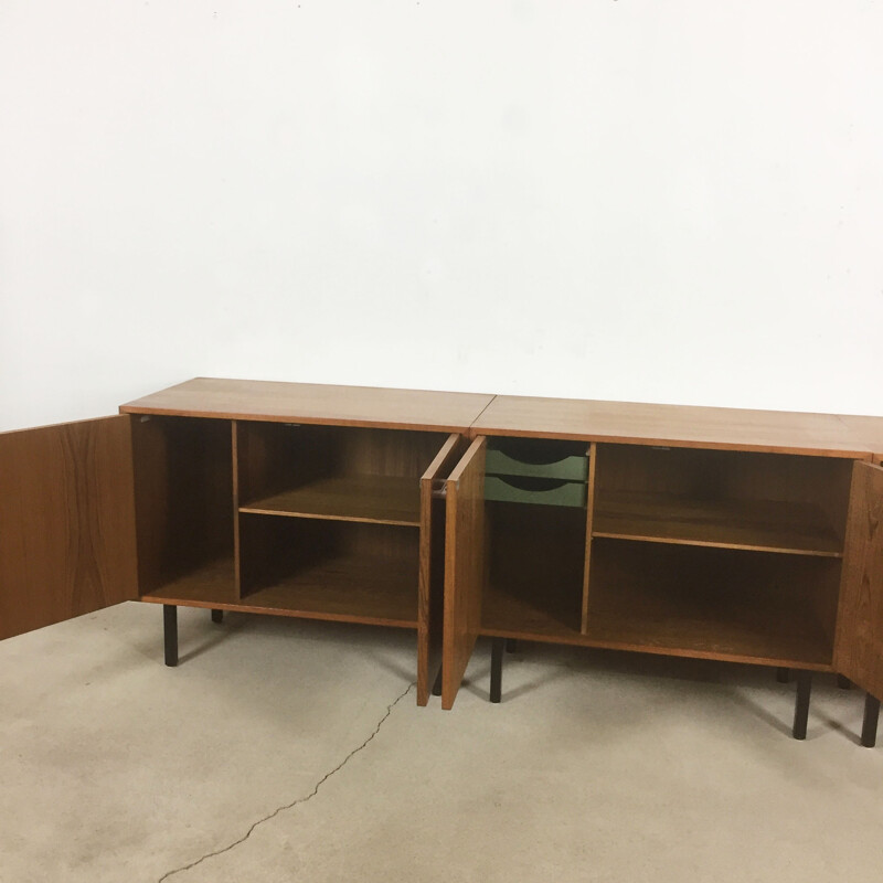 Set of 3 sideboards by Kai Kristiansen for Feldballes Mobelfabrik - 1960s