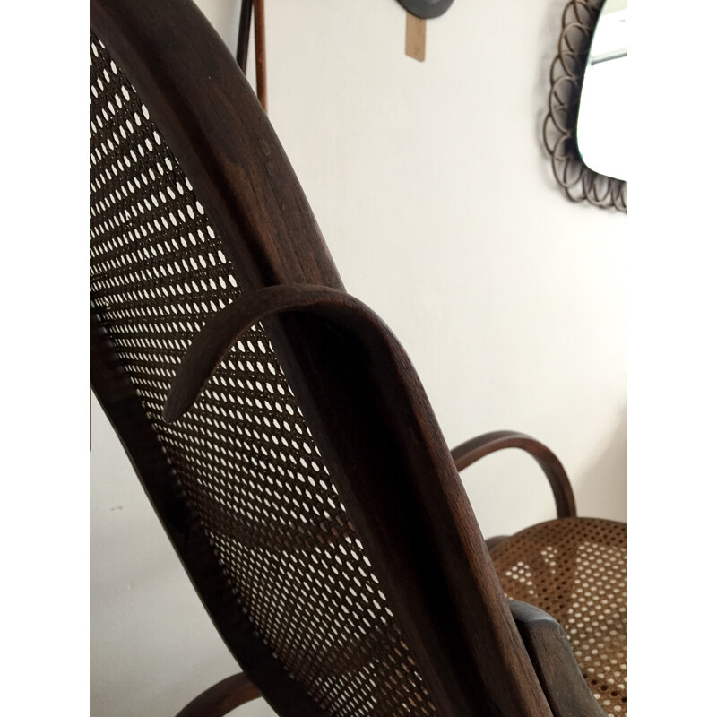 Mid-century rocking chair in bentwood - 1950s