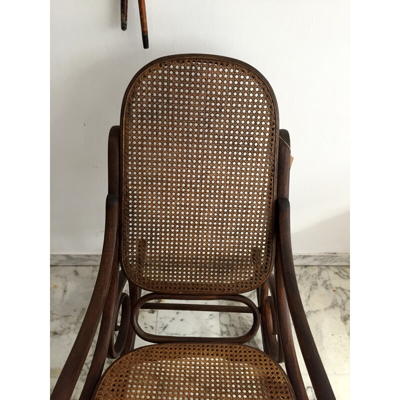 Mid-century rocking chair in bentwood - 1950s