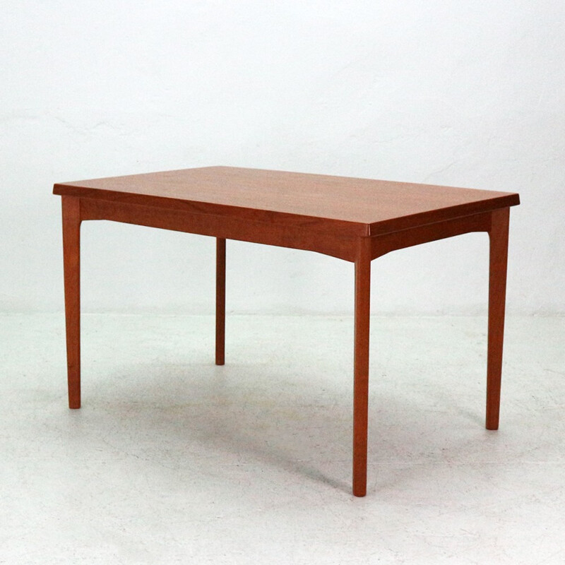 Grande table extensible en teck d'Henning Kjaernulf - 1960