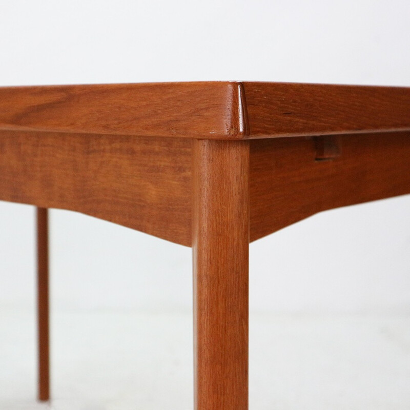 Extendible teak dining table by Henning Kjaernulf - 1960s