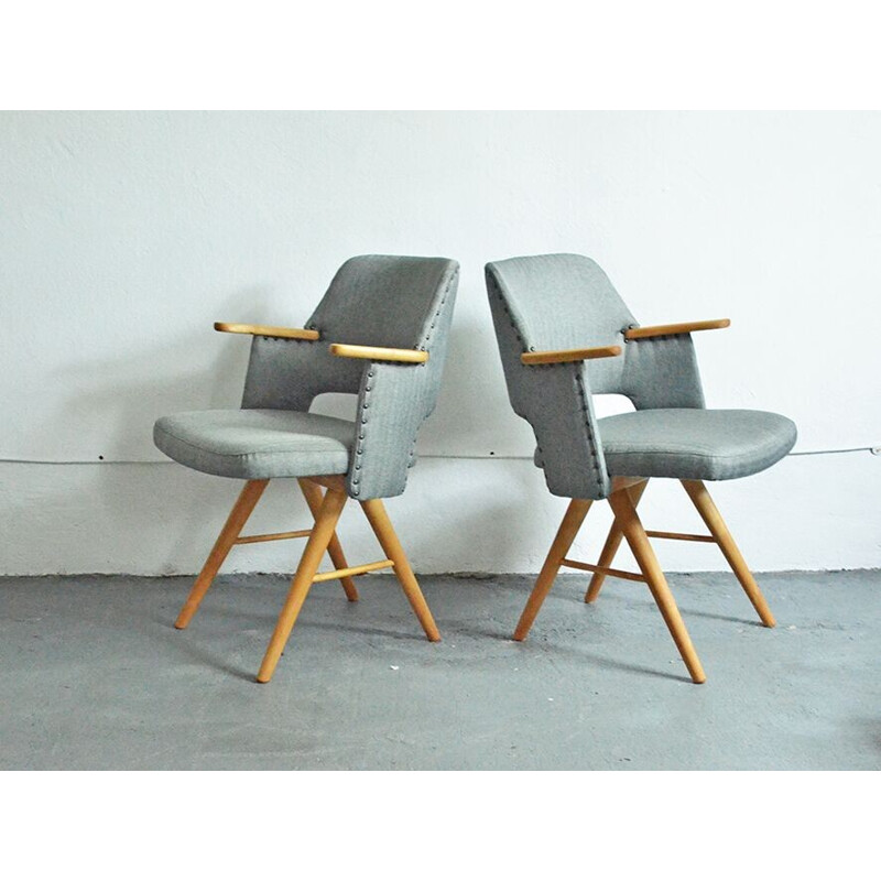 Set of 4 FE 30 chairs by Cees Braakman - 1950s