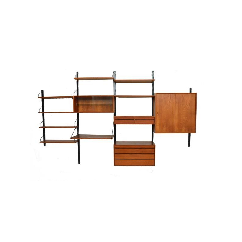 Wall storage unit "Royal system" by Poul Cadovius - 1950s