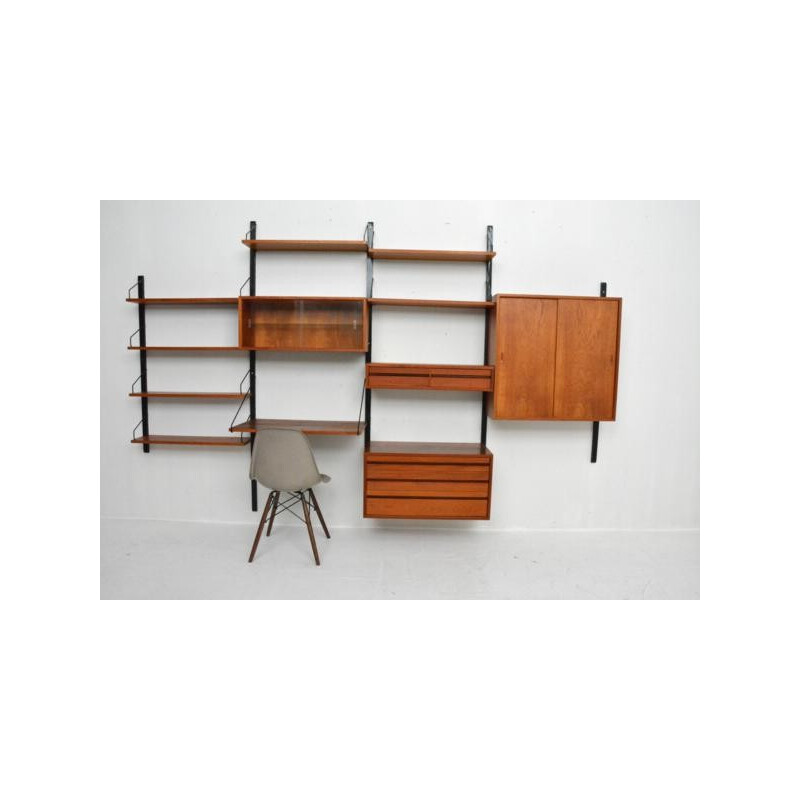 Wall storage unit "Royal system" by Poul Cadovius - 1950s