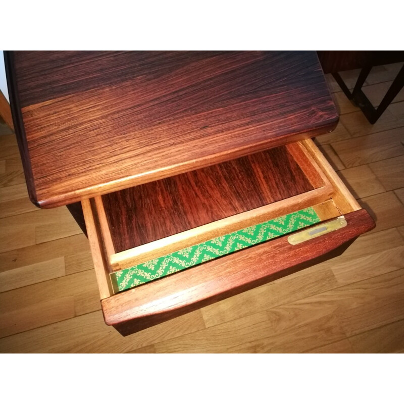 Rosewood boomerang desk by Peter Lovig Nielsen - 1960s