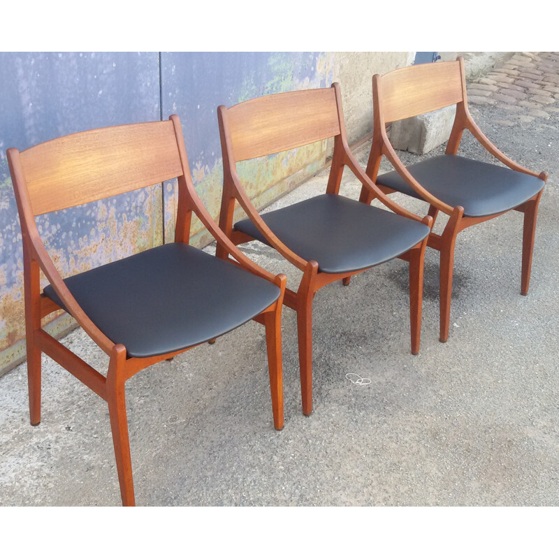 Danish teak chair by Eriksen Vestervig - 1960s