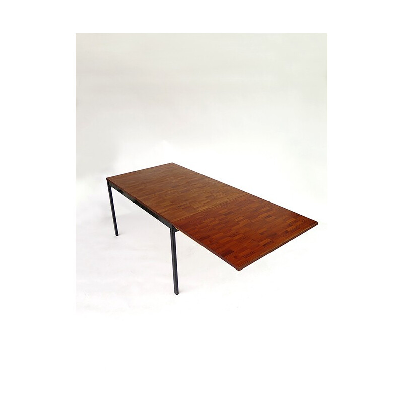 Teakhouten eettafel, Dieter WAECKERLIN - 1960