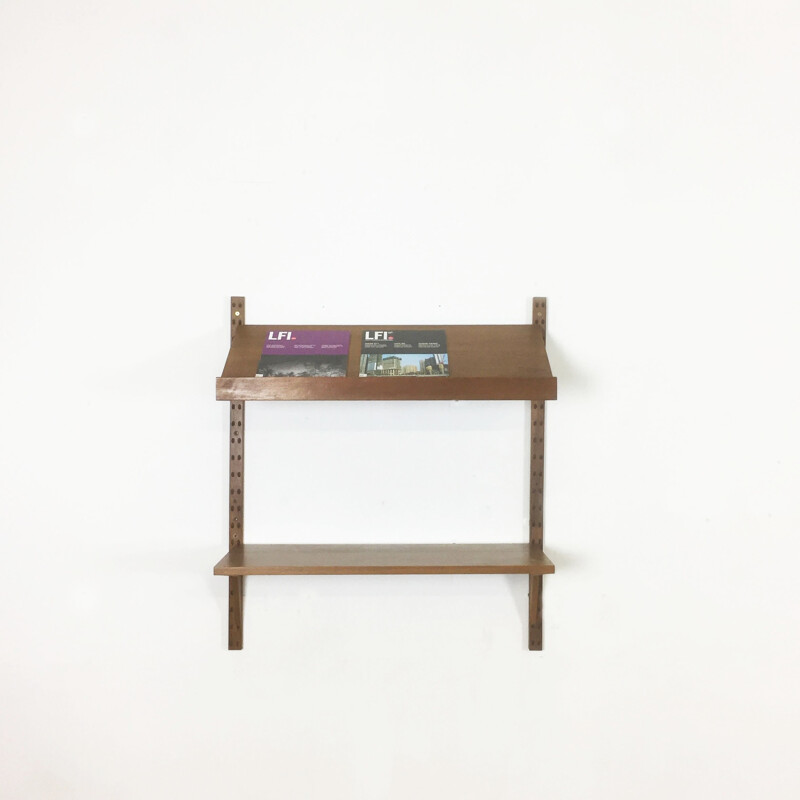 Vintage walnut Royal System Wall Unit by Poul Cadovius for Cado - 1960s