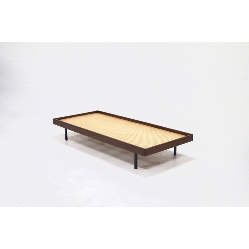 Mid-century teak daybed Scandinavian design - 1950s