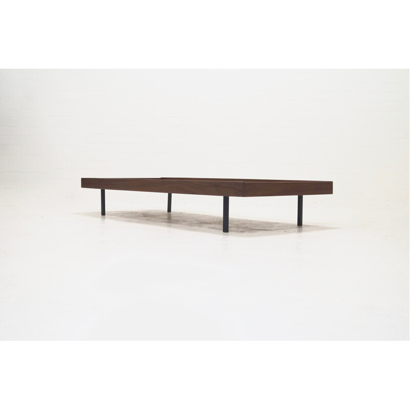 Lit de repos en teck vintage design scandinave - 1950