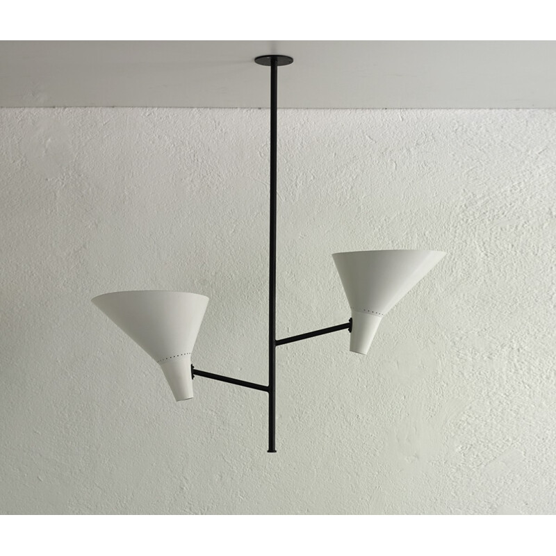 Rare ceiling lamp by Karl Moor for BAG Turgi - 1950s