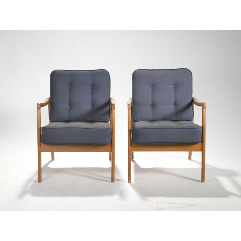 Pair of armchairs by Ole Wanscher "FD109" - 1960s