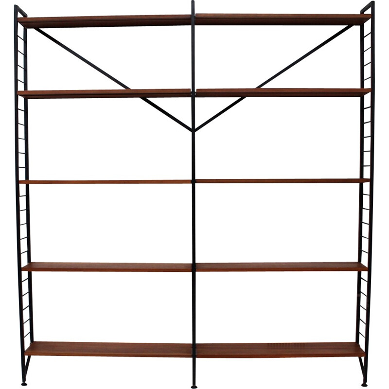 Mid-century "Ladderax" shelving system by Robert Heal for Staples - 1960s