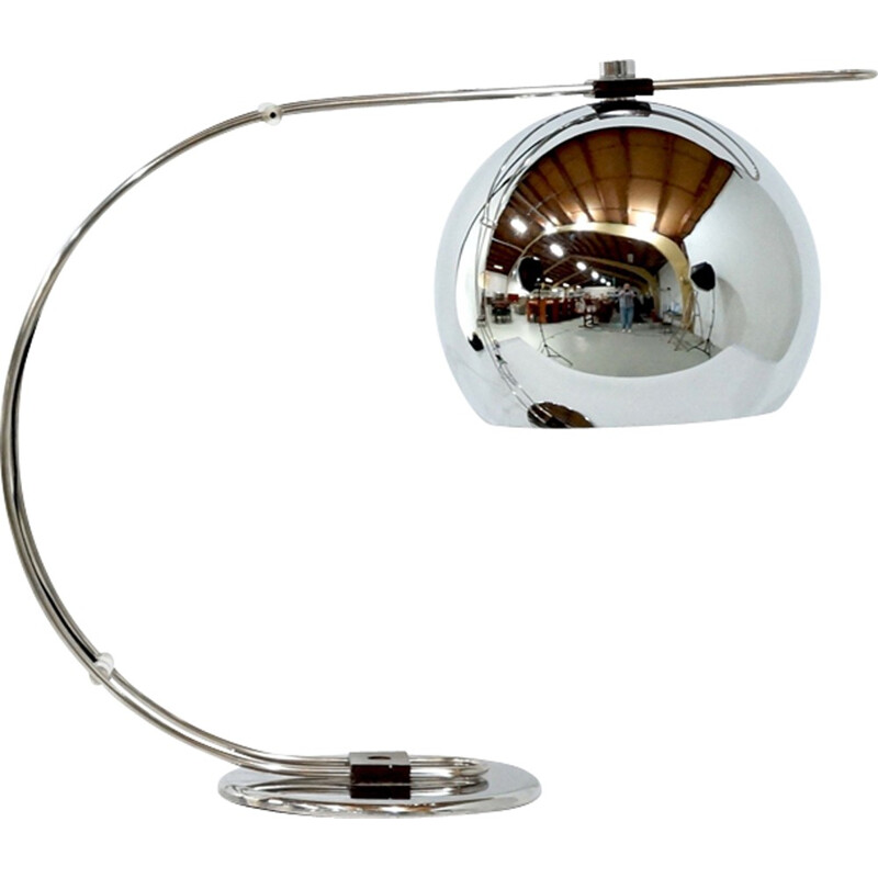 Vintage chrome desk lamp, 1970