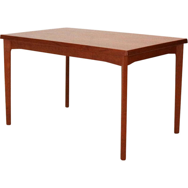 Extendible teak dining table by Henning Kjaernulf - 1960s