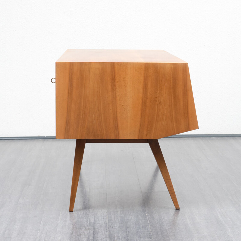 Mid-century walnut desk by Franz Ehrlich for VEB Deutsche - 1950s