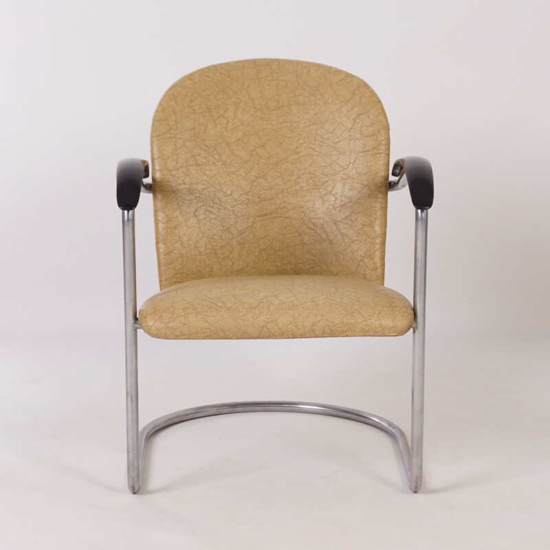 Vintage armchair 414 by W.H. Gispen for Gispen, 1960