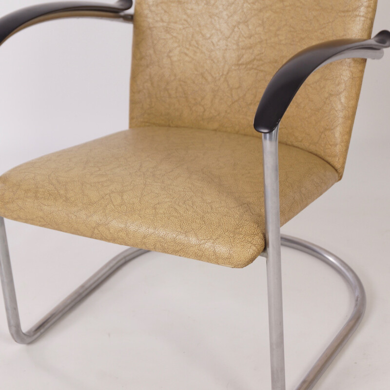 Sillón vintage 414 de W.H. Gispen para Gispen, 1960