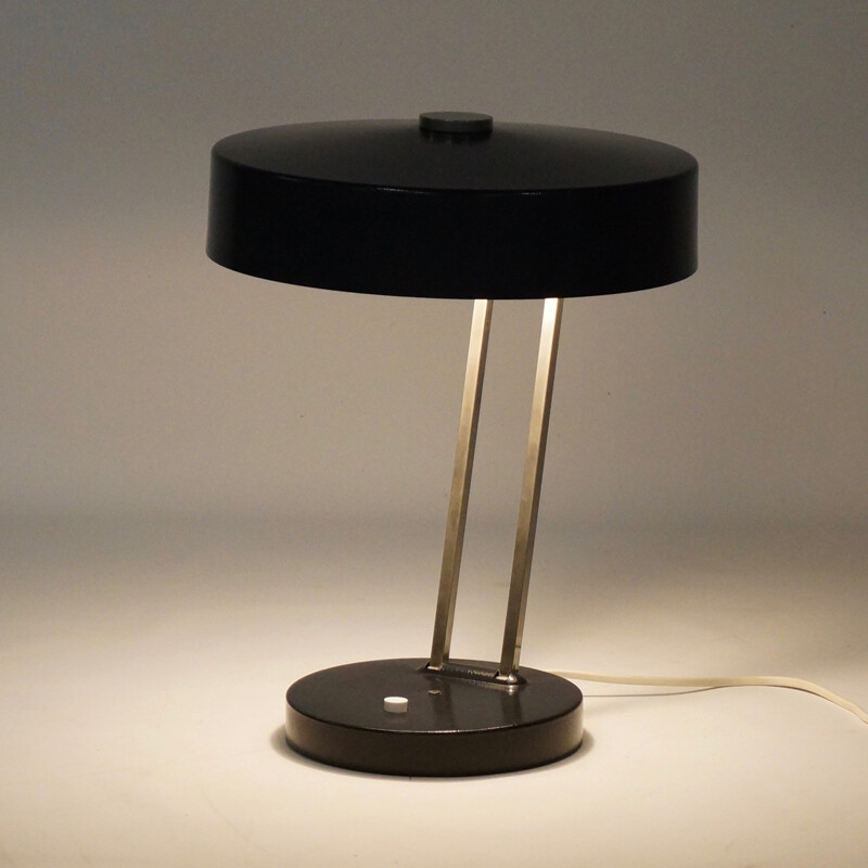 Lampe de bureau allemande noir par SiS - 1960