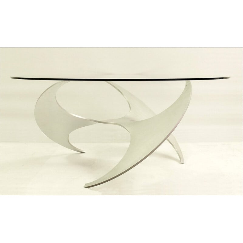 Knut Hesterberg Propeller coffee table for Ronald Schmitt - 1960s