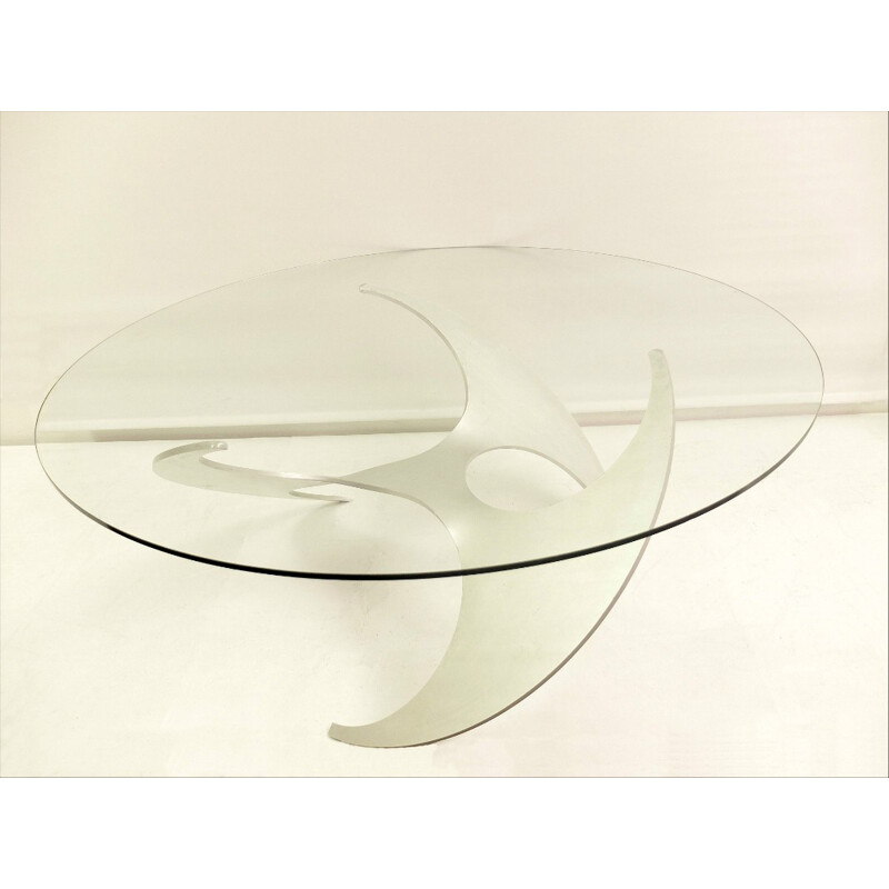 Knut Hesterberg Propeller coffee table for Ronald Schmitt - 1960s