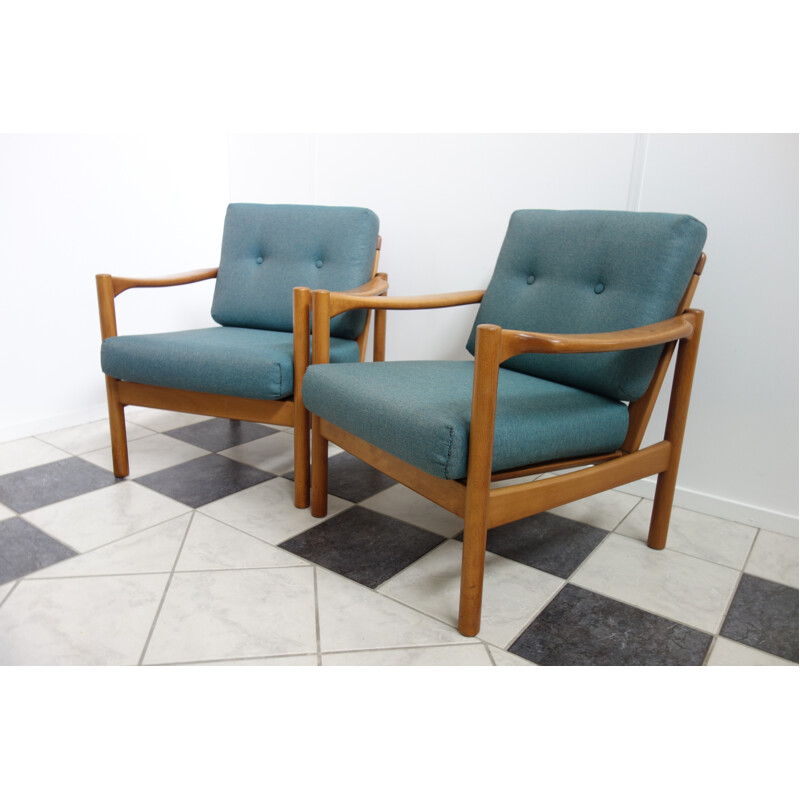 Pair of Stella armchairs by Walter Knoll - 1960s