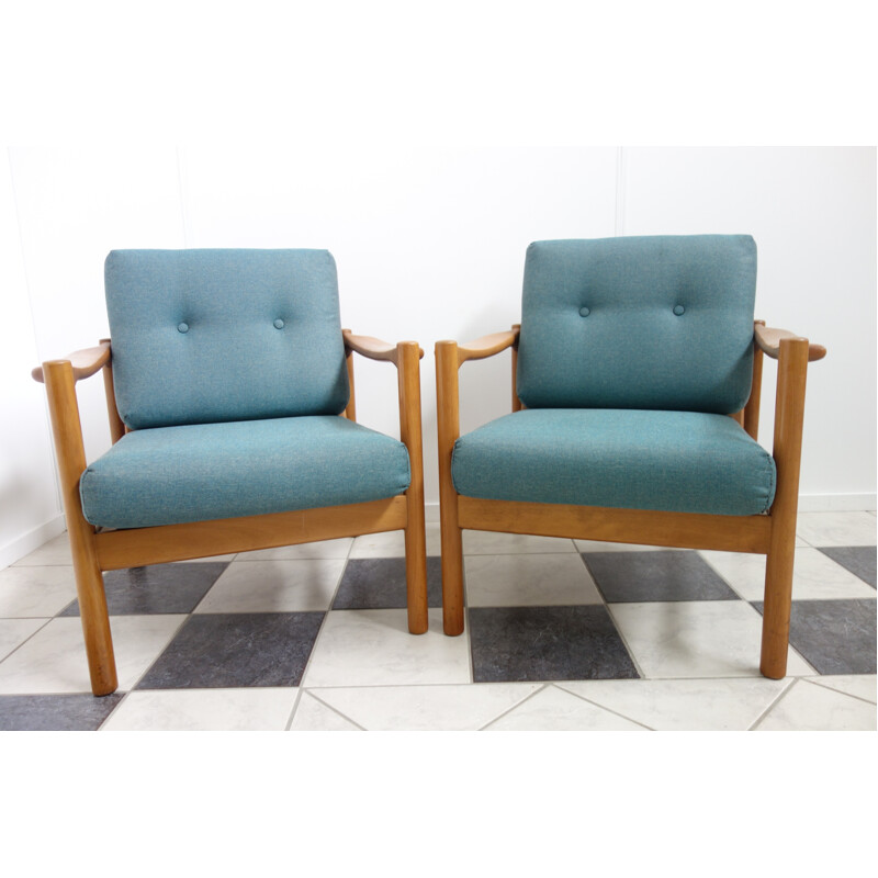 Pair of Stella armchairs by Walter Knoll - 1960s