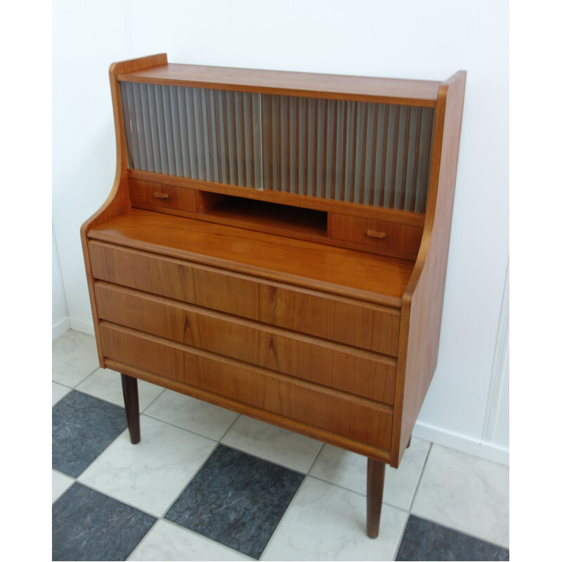 Vintage danish teak secretaire - 1960s