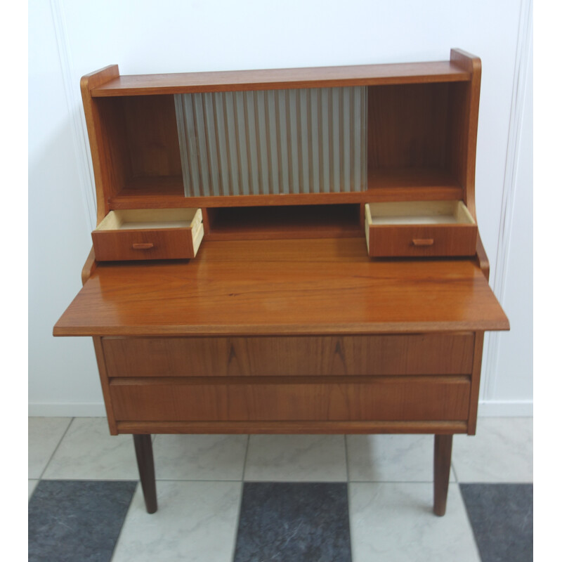 Vintage danish teak secretaire - 1960s