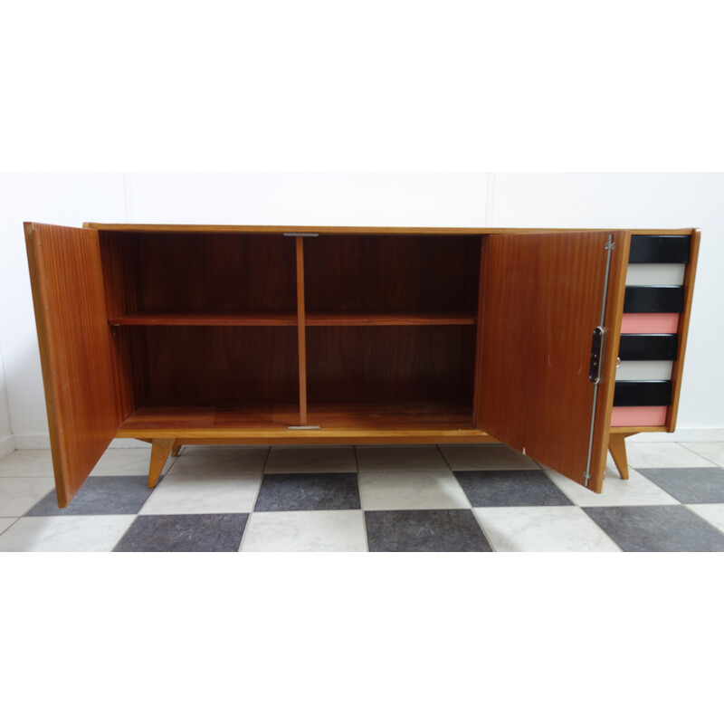 U460  pink sideboard by Jiri Jirouek for Interier Praha - 1960s