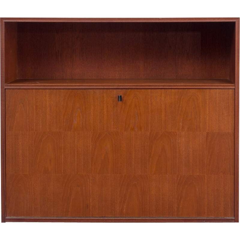 Mid-century teak wall desk - 1960s