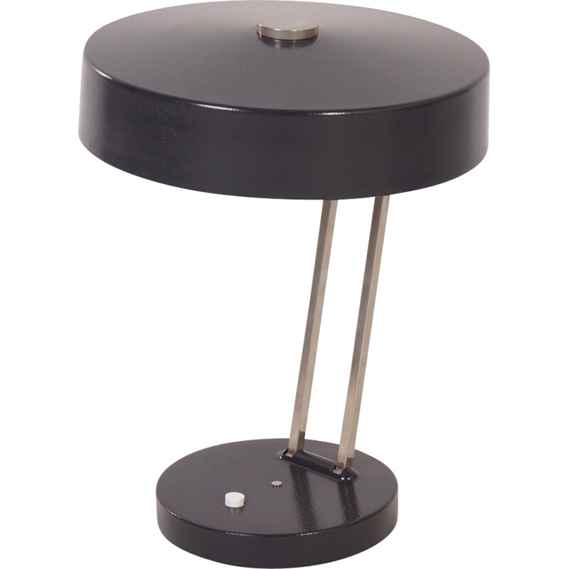 Lampe de bureau allemande noir par SiS - 1960