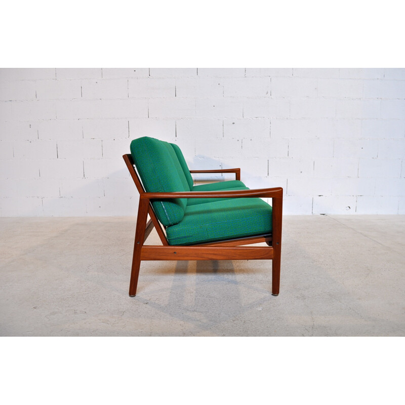 3 seater sofa "563" in teak, Hand OLSEN - 1960s