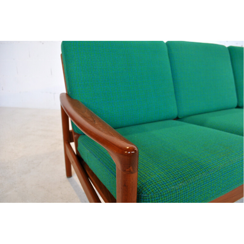 3 seater sofa "563" in teak, Hand OLSEN - 1960s