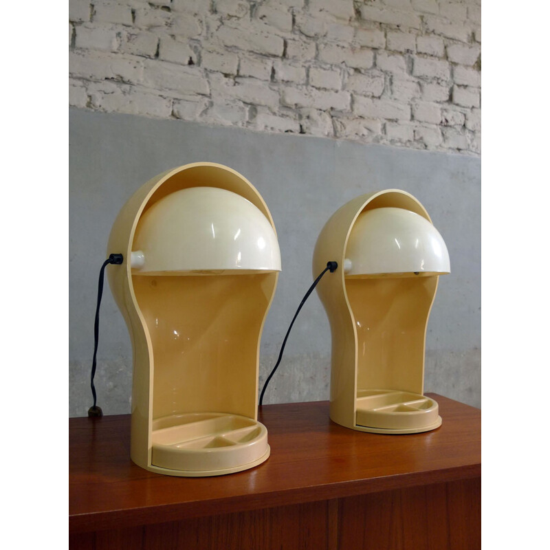 Pair of lamps by Vico Magistretti for Artemide - 1960s