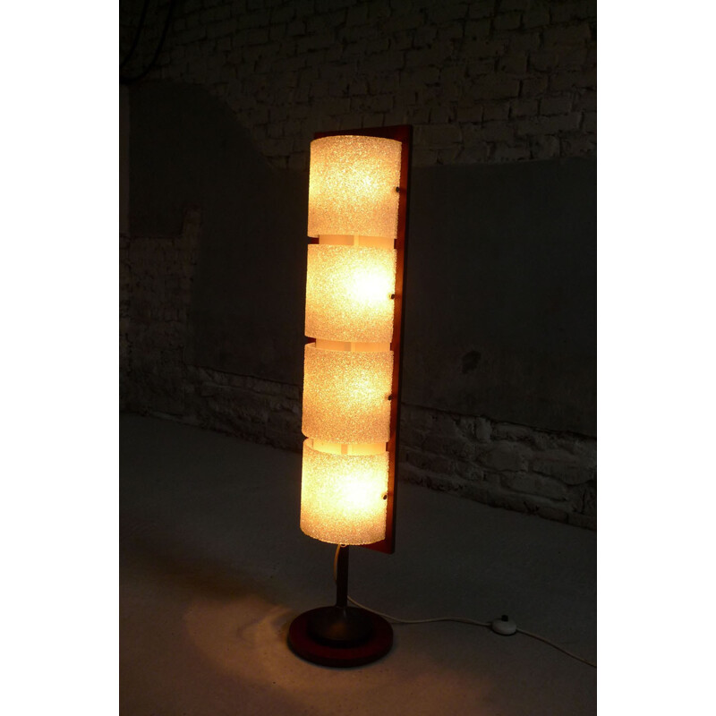 Vintage foor lamp in teak - 1960s