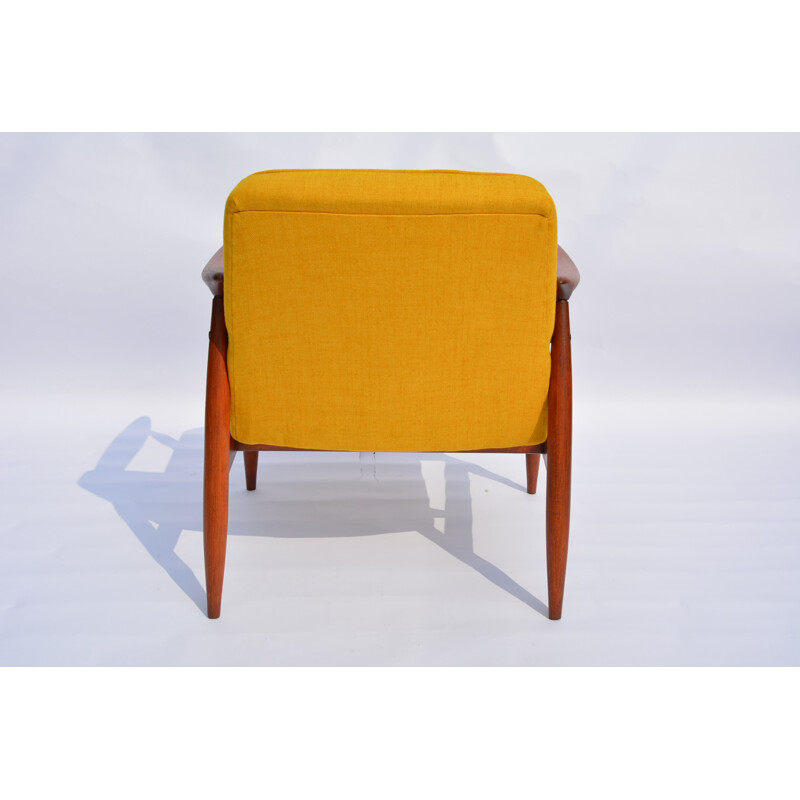 Vintage Warsaw yellow armchair - 1960