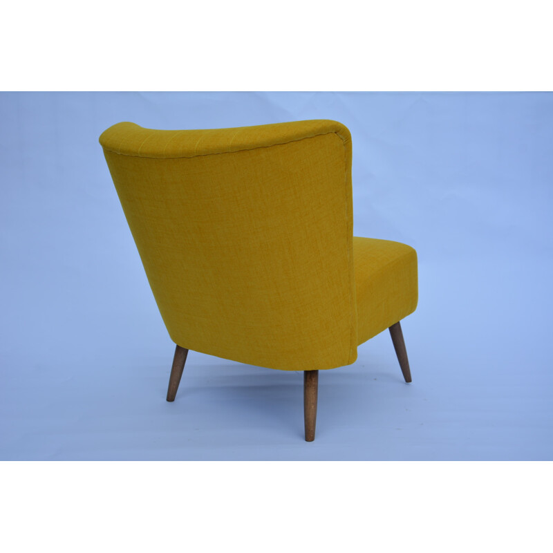 YELLOW COCKTAIL ARMCHAIRS - 1950s